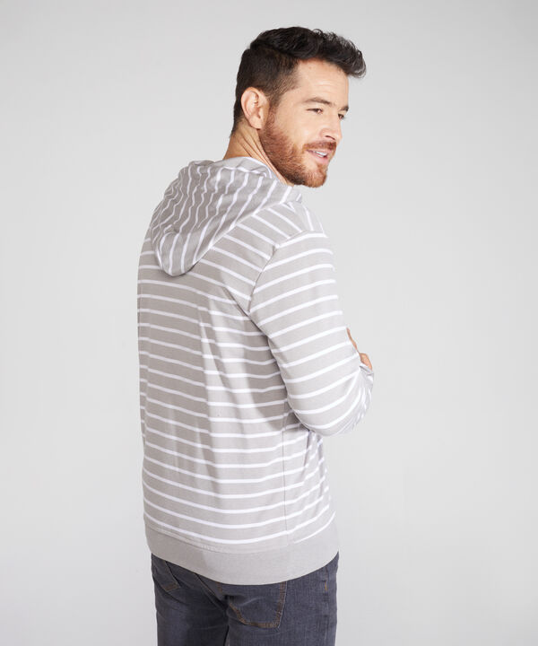 Buzo Zipper Preteñido Con Capota Y Cordón Ajustable