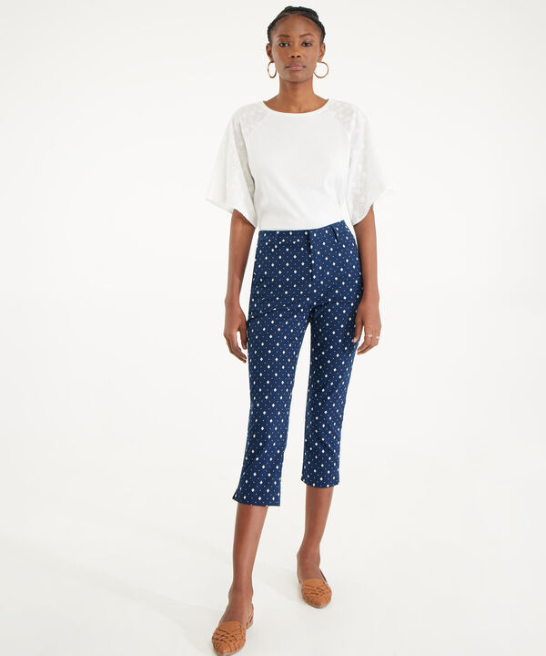 Pantalón Capri Estampado image number null