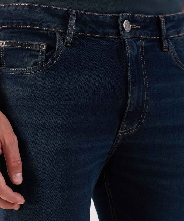 Jeans Skinny Con Costuras Para Hombre image number null