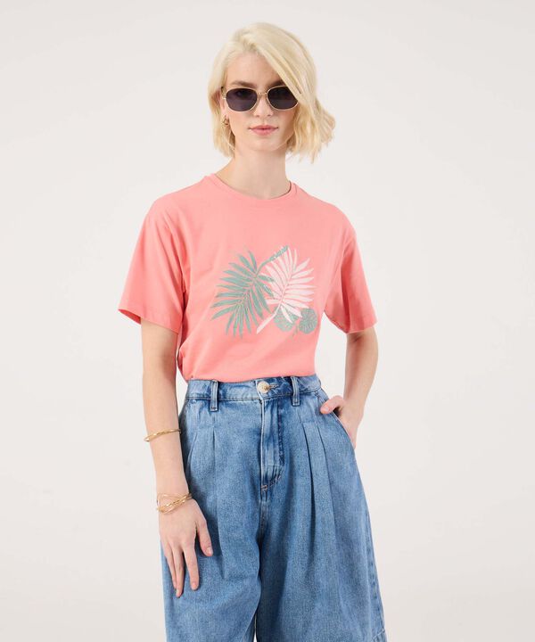 Camiseta Amplia Estampada  image number null