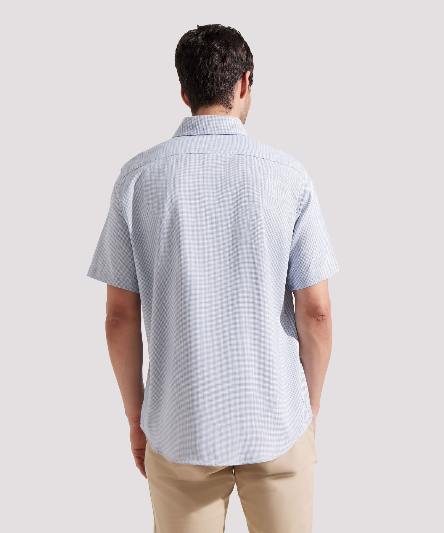 Camisa Estampada con Bolsillo