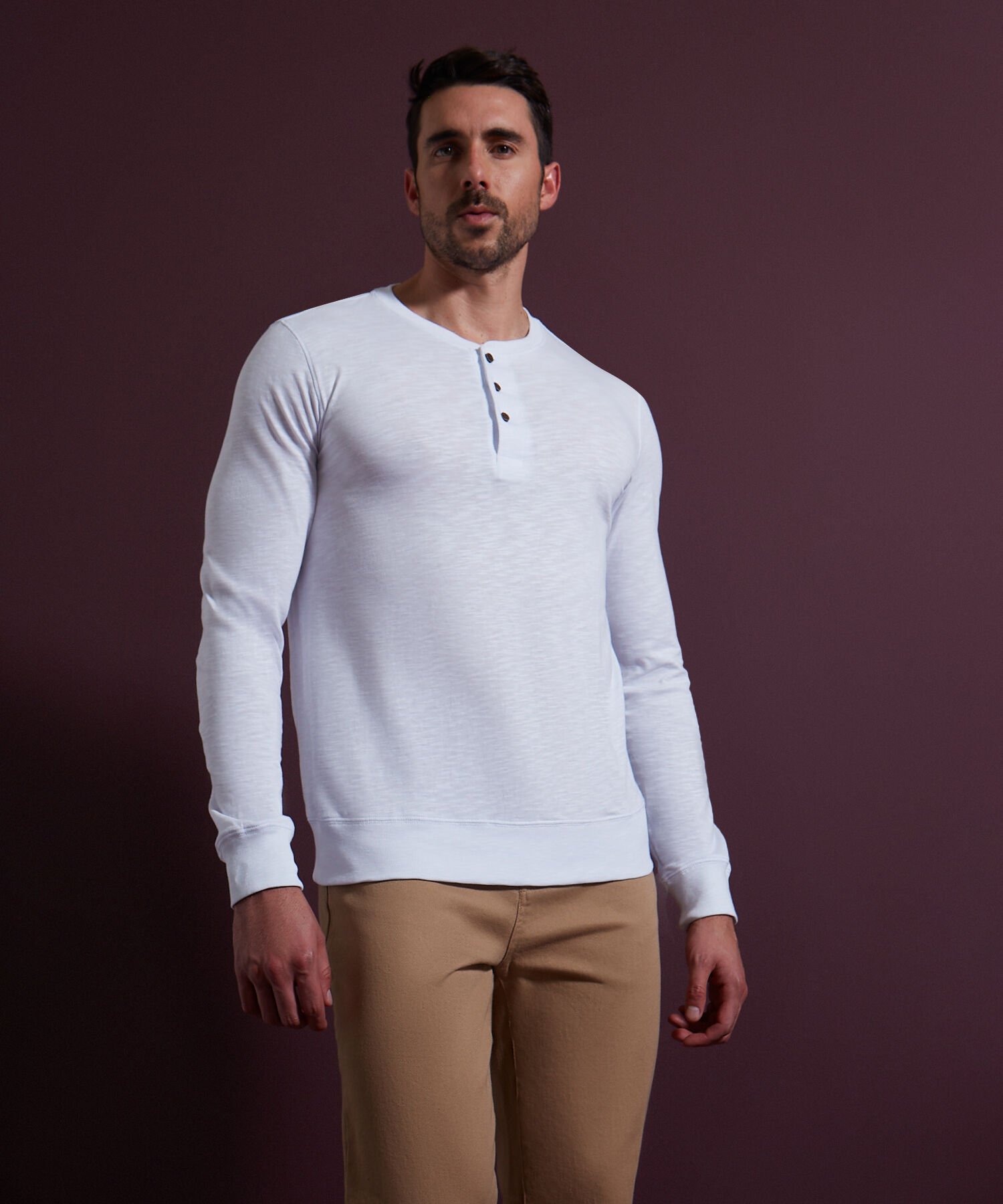 Camisetas con manga larga clearance