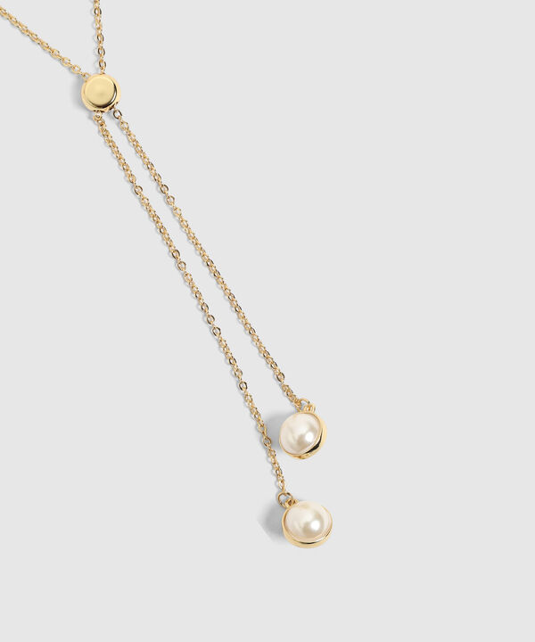 Set Collar Aretes Perlas Mujer