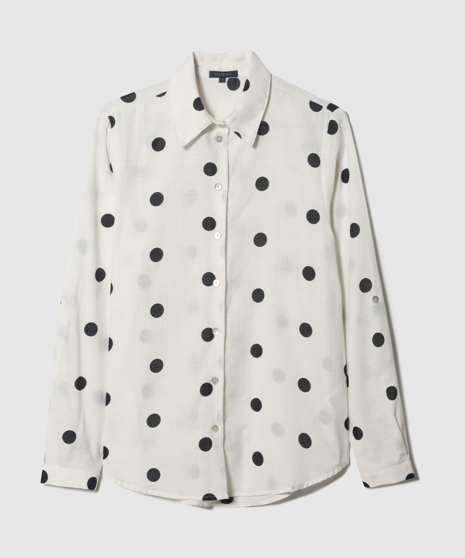 Camisa En Lino Manga Larga Con Charretera