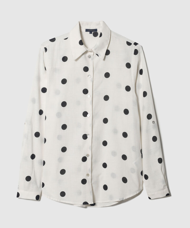 Camisa En Lino Manga Larga Con Charretera