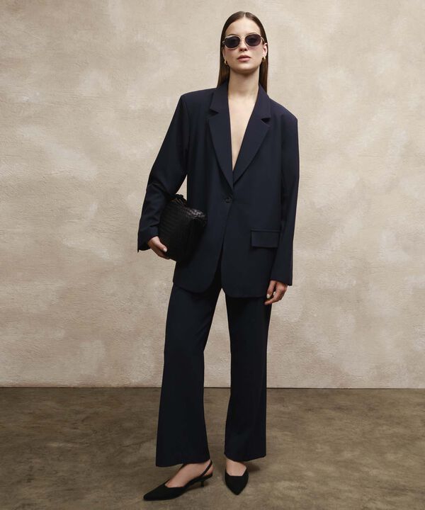 Pantalon Sastrero Unicolor image number null
