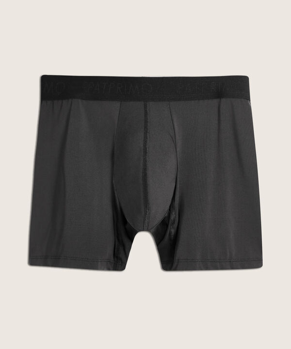 Combo Pantaloncillo X 2 Boxer Medio Microfibra Paq X2 Unicolores Igual Vte image number null