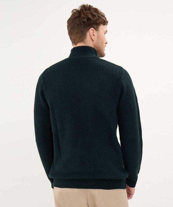 Saco Tejido Cuello Alto