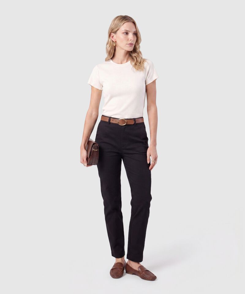 Pantal&oacute;n Recto Cl&aacute;sico Mujer