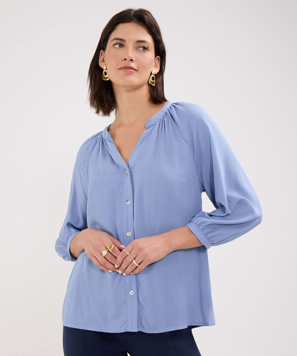 Blusa Cuello Mao image number null