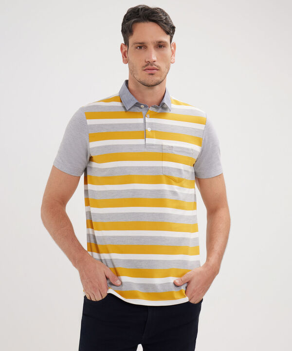 Polo Preteñida, Cuello Maquina Con Bolsillo image number null