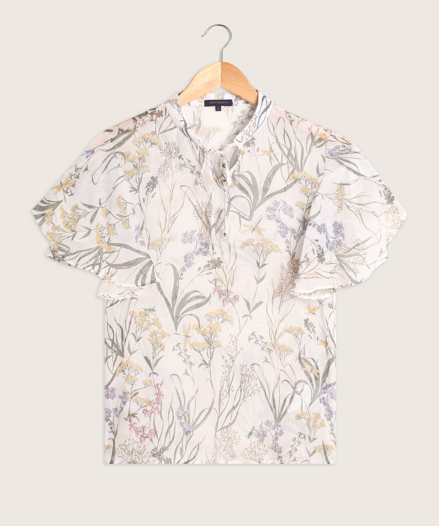 Blusa Manga Acampanada Estampada