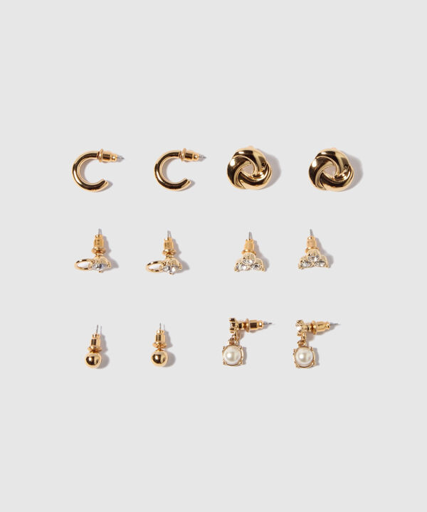 Aretes Set X 6 Pares De Aretes Ref. Kf232-0443