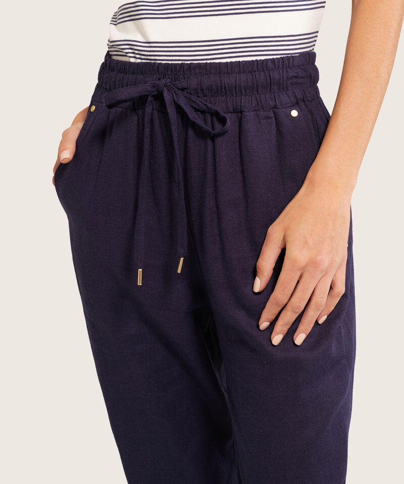 Pantal&oacute;n en Efecto Lino