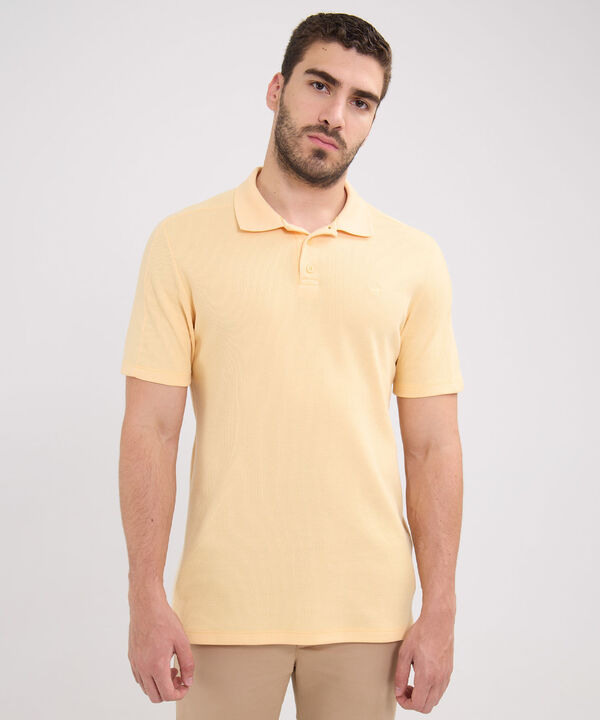 Polo Unicolor Textura, Cuello Tejido Sin Bolsillo image number null