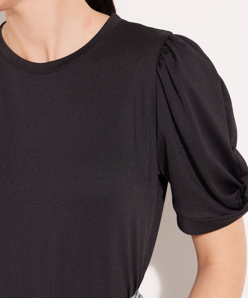 Camiseta Manga Corta En Popelina
