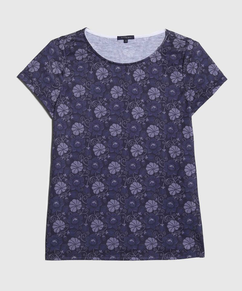 Camiseta Estampado Botánico
