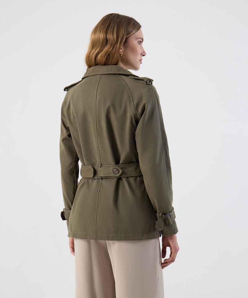 Chaqueta Corta Cl&aacute;sica Estilo Militar Para Mujer