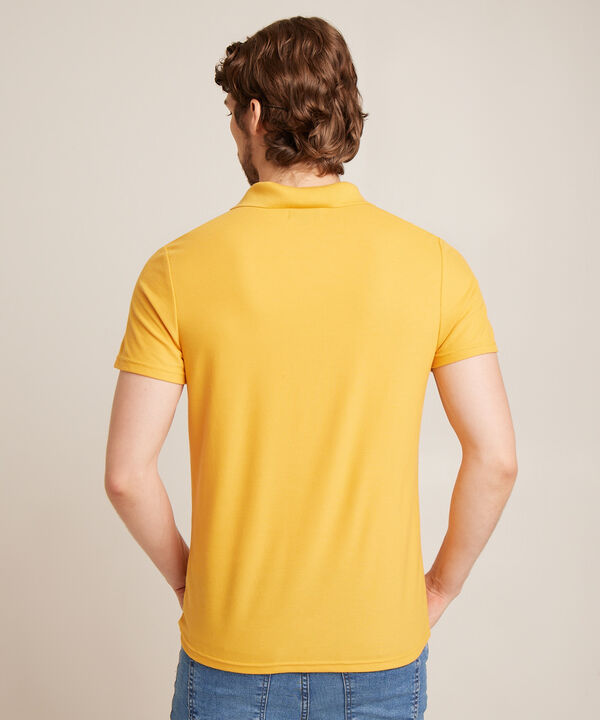 Polo Cuello Tejido Sin Bolsillo, Slim Fit