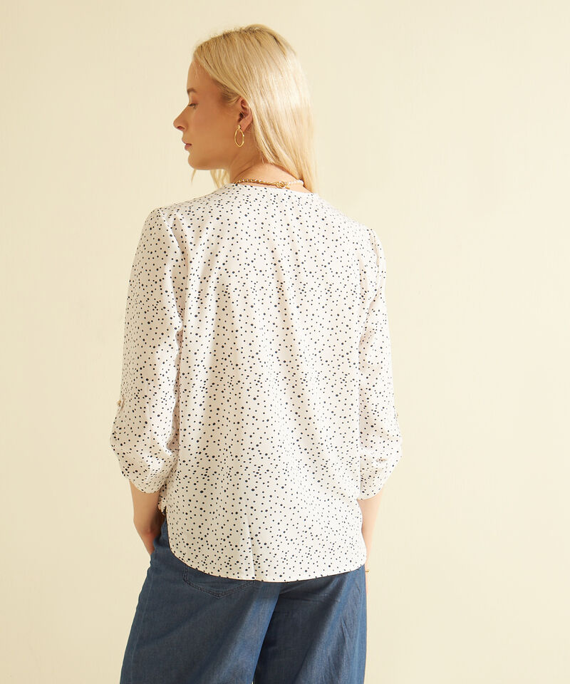 Blusa Manga 3/4 Estampada Monoproducto