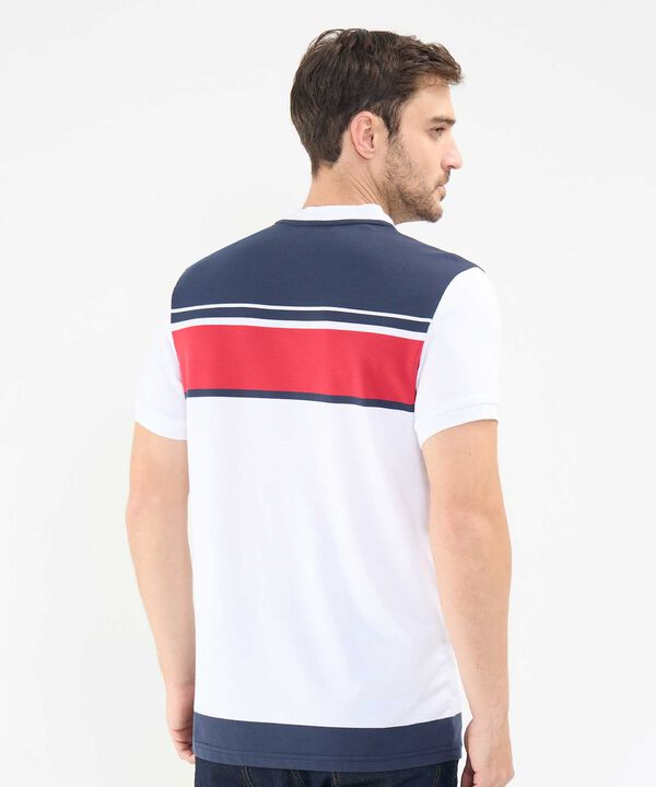 Polo Cuello Mao en Bloques
