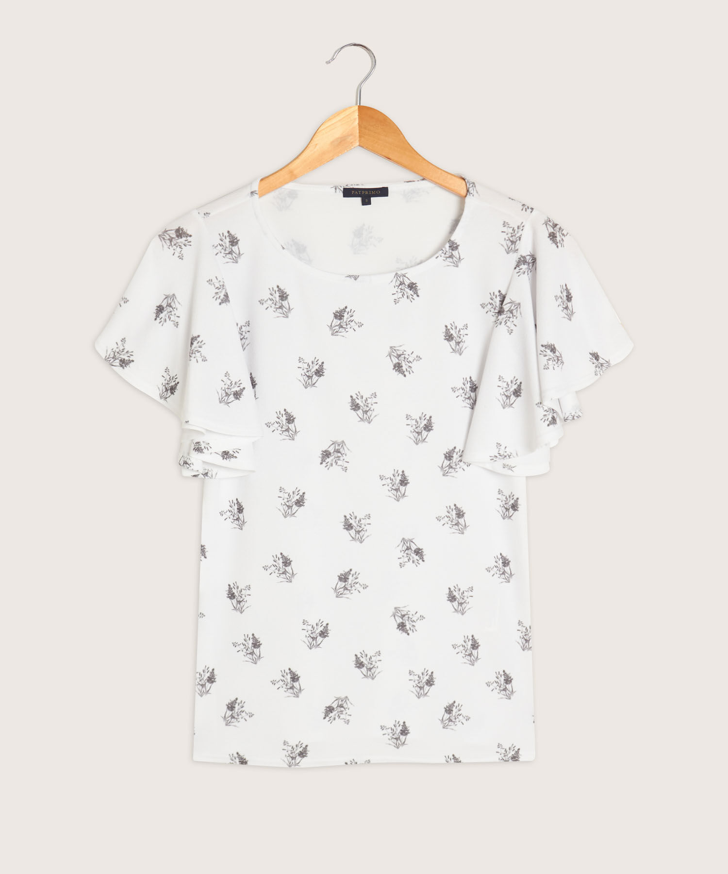Camiseta Estampada Cuello Redondo