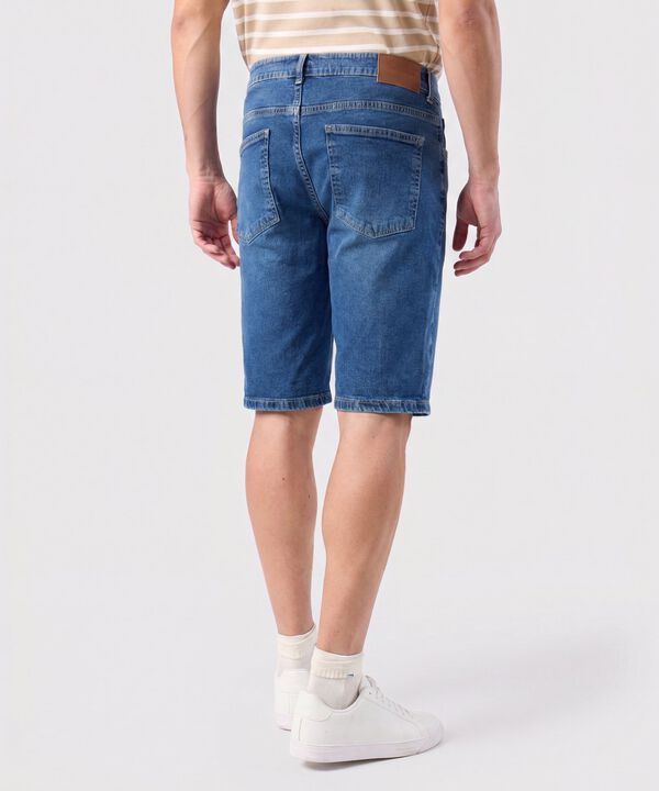 Bermuda Denim De Cinco Bolsillos Para Hombre