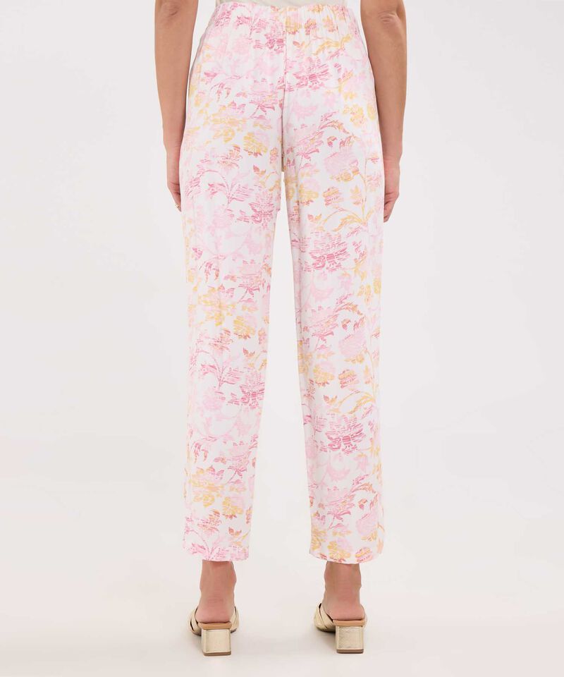Pantalón Casual Estampado Botánico