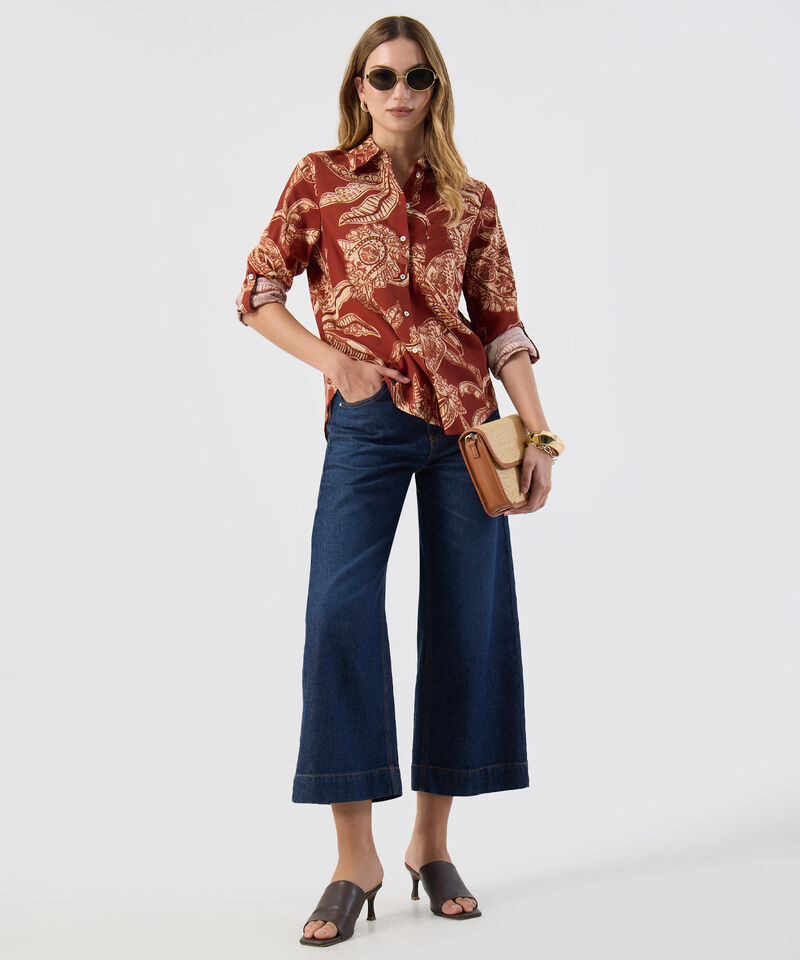 Jean Para Mujer Culotte Bota Ancha Denim