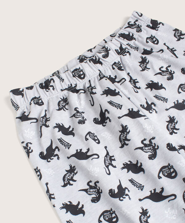 Pijama Camiseta Mangas Estampadas