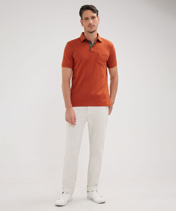 Polo Estampada Cuello Maquina image number null