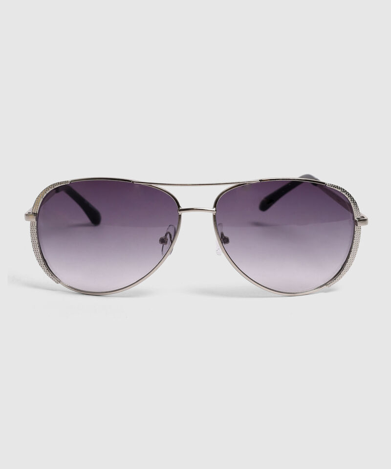 Gafas Aviador con Marco Texturizado Mujer