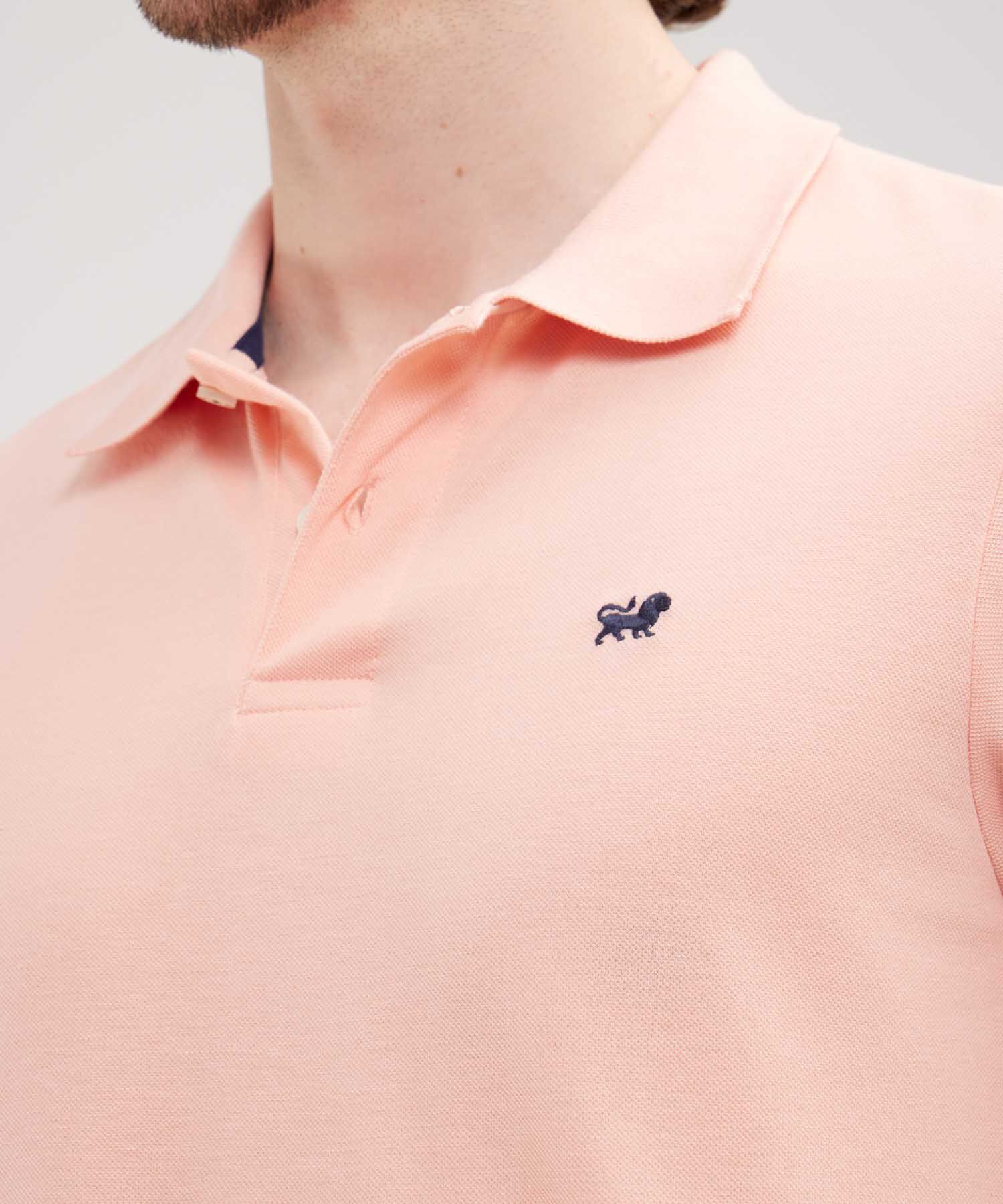 Polo Tejido Unicolor Cuello Y Puños Tejidos,Sin Bolsillo Con Hiladillo.