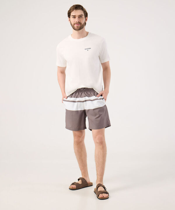 Pantaloneta De Ba&ntilde;o En Bloques