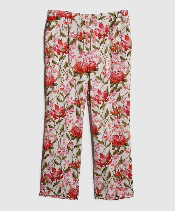 Pantalon Estampado Recto