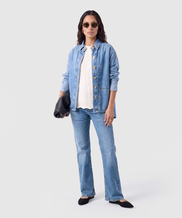 Camiseta Sisa Tejida Texturizada Para Mujer