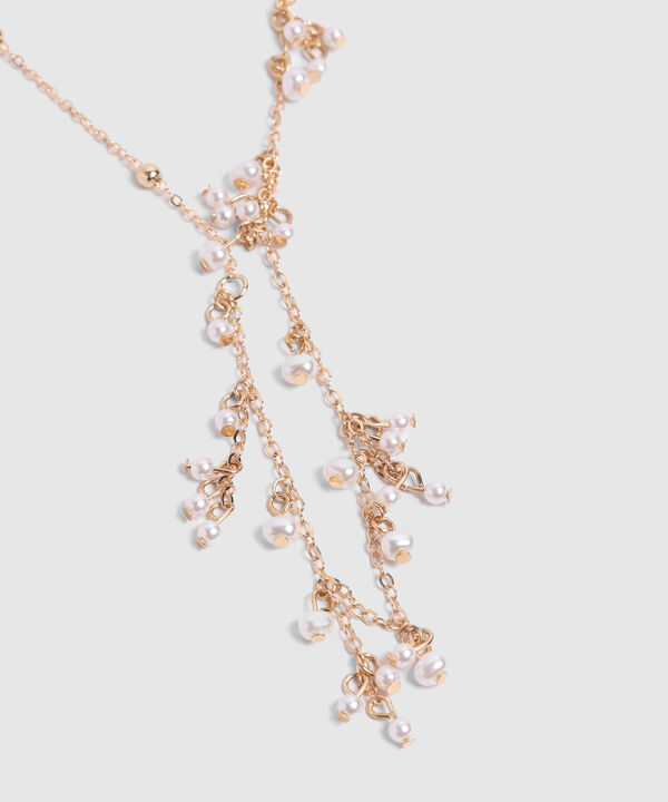 Collar De Cadenas Con Perlas Para Mujer image number null