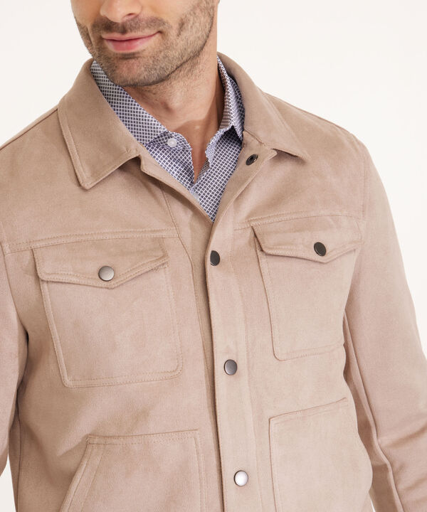 Chaqueta Trucker En Suede