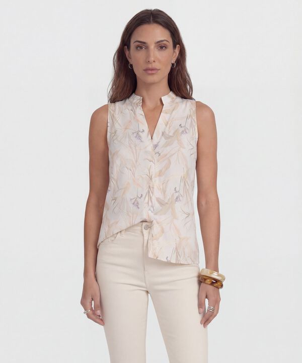 Blusa Sisa con Cuello Ner&uacute; para Mujer image number null