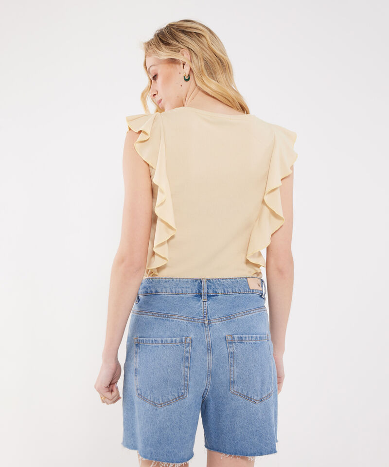 Camiseta Manga Sisa con Arandelas