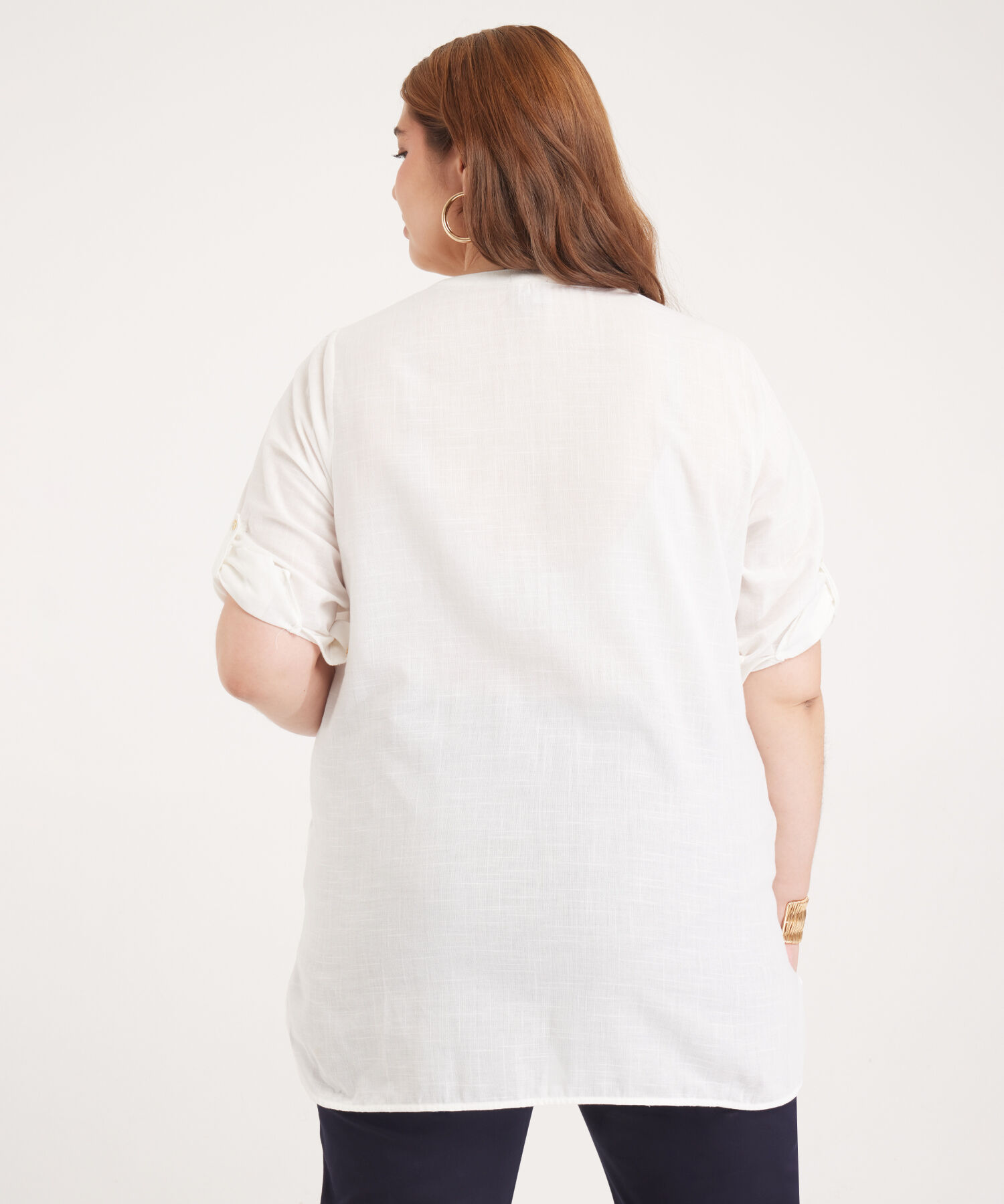 Blusa Manga ¾ con Cuello Neru