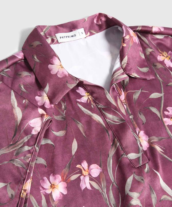 Blusa Manga Corta Estampada  image number null