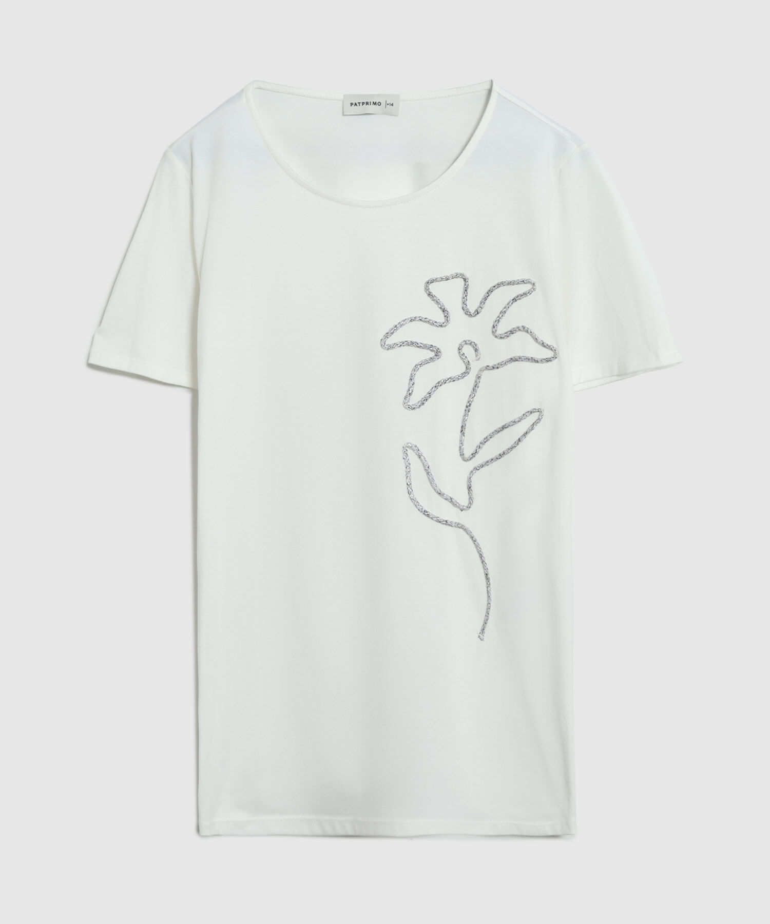 Camiseta B&aacute;sica De Cuello Redondo Mujer Curvy