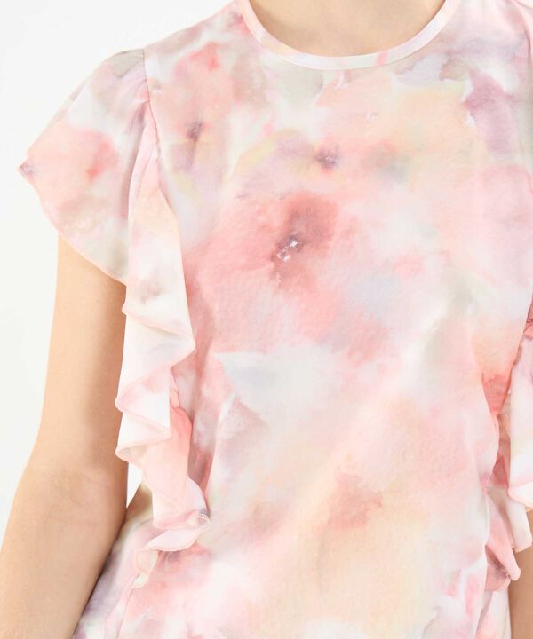 Blusa Estampada con Boleros image number null