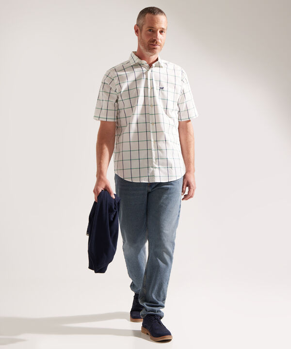 Camisa a Cuadros Manga Corta