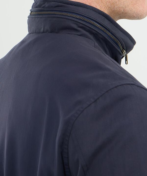 Chaqueta Cuello Alto Forrada Para Hombre