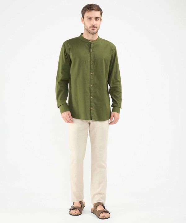Camisa Cuello Mao image number null