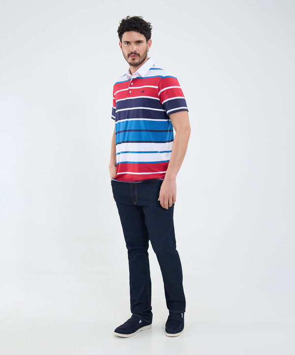Polo Cuello Máquina Preteñida Sin Bolsillo Para Hombre image number null