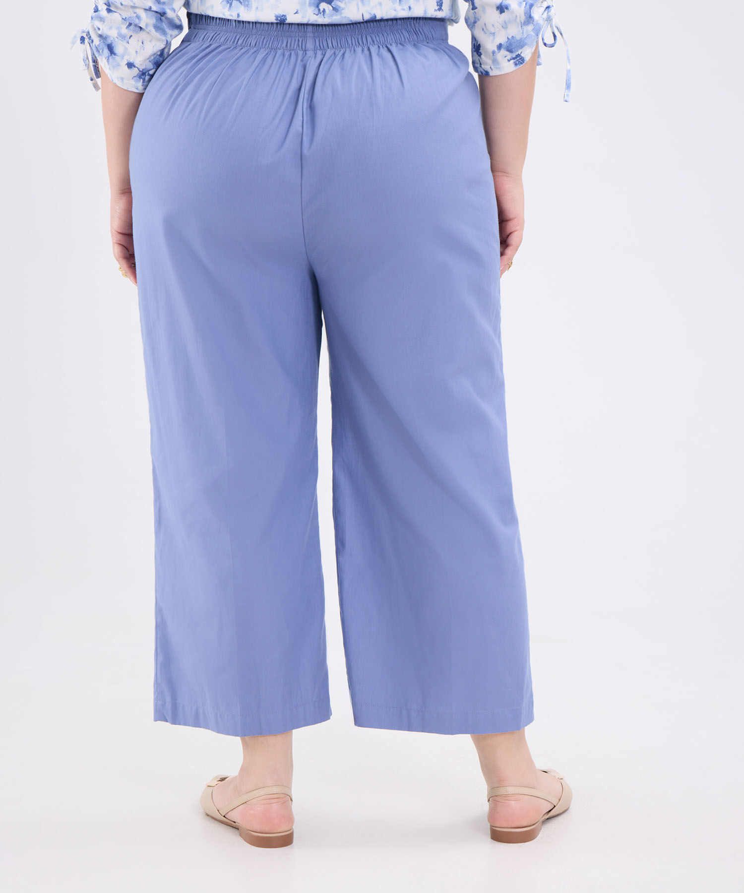 Pantalón Capri Efecto Rústico