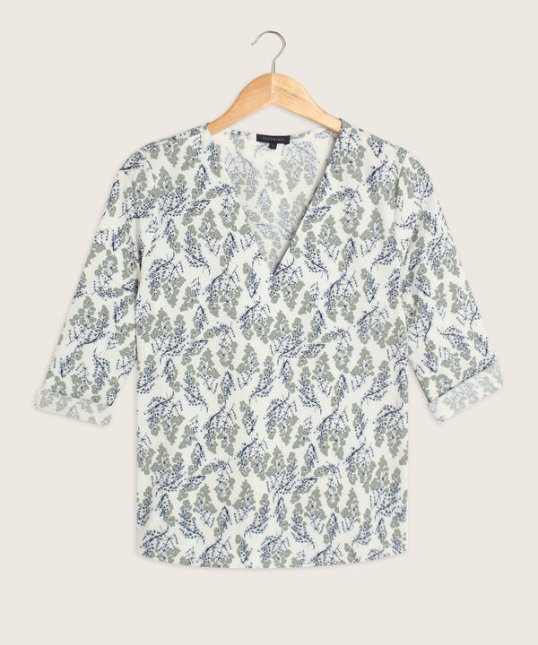 Blusa Manga 3/4 Estampada